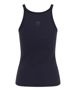 Tees & Tanks|ONE TEASPOON Petrol Bower Bird Ribbed Tank Top