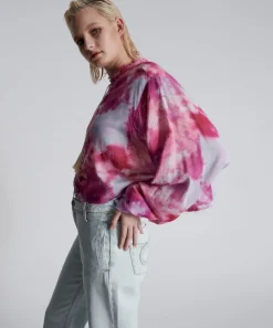 Tops|ONE TEASPOON Pink Tornado Recycled Rhiannon Top