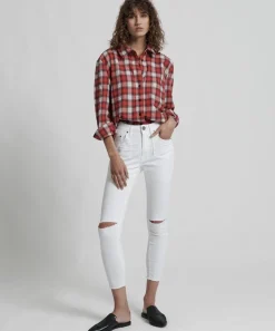 Denim Jeans|ONE TEASPOON Premium White High Waist Freebirds Ii