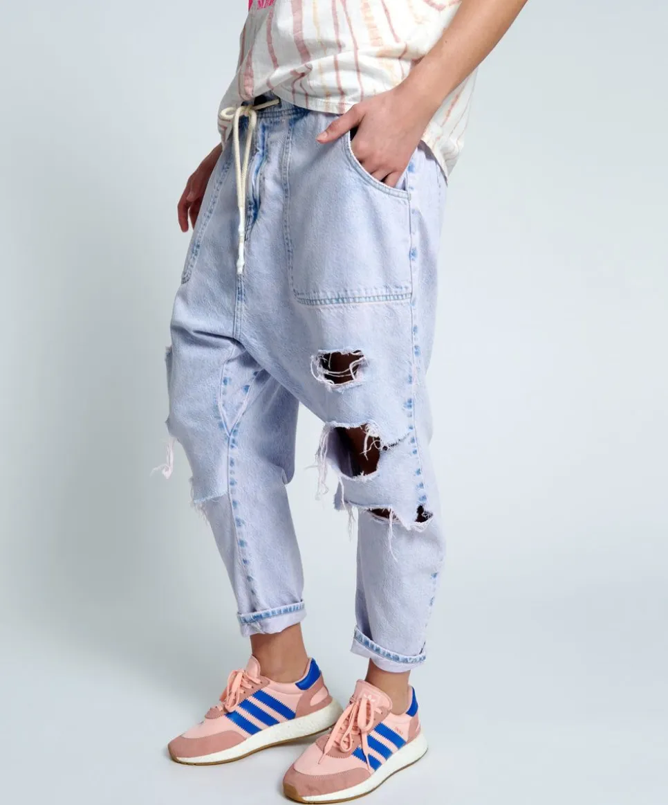 Denim Jeans|ONE TEASPOON Purple Haze Shabby Kingpins Boyfriend Jeans