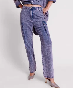 Denim Jeans|ONE TEASPOON Purple Rain Cargo Motion Denim Jeans