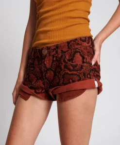 Denim Shorts|ONE TEASPOON Python Bandits Low Waist Denim Shorts