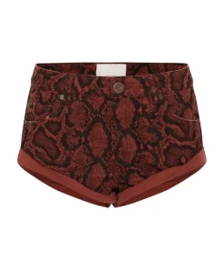 Denim Shorts|ONE TEASPOON Python Bandits Low Waist Denim Shorts