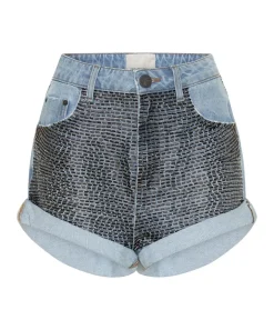 Denim Shorts|ONE TEASPOON Railed Sequin Bandits High Waist Denim Shorts