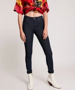 Denim Jeans|ONE TEASPOON Raw Blue Freebirds Ii High Waist Skinny Jeans