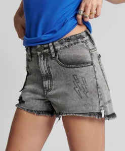 Denim Shorts|ONE TEASPOON Reality Bonitas High Waist Denim Shorts