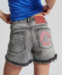 Denim Shorts|ONE TEASPOON Reality Bonitas High Waist Denim Shorts