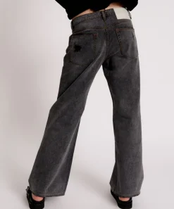 Denim Jeans|ONE TEASPOON Recycled Black Lowrider Wide Leg Jeans