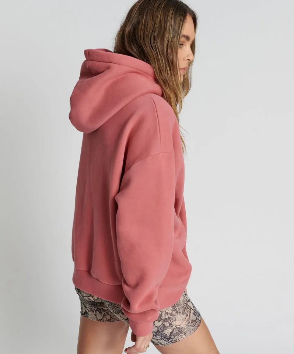 Hoodies And Sweats|ONE TEASPOON Red Velvet Luxe Twisted Hoody