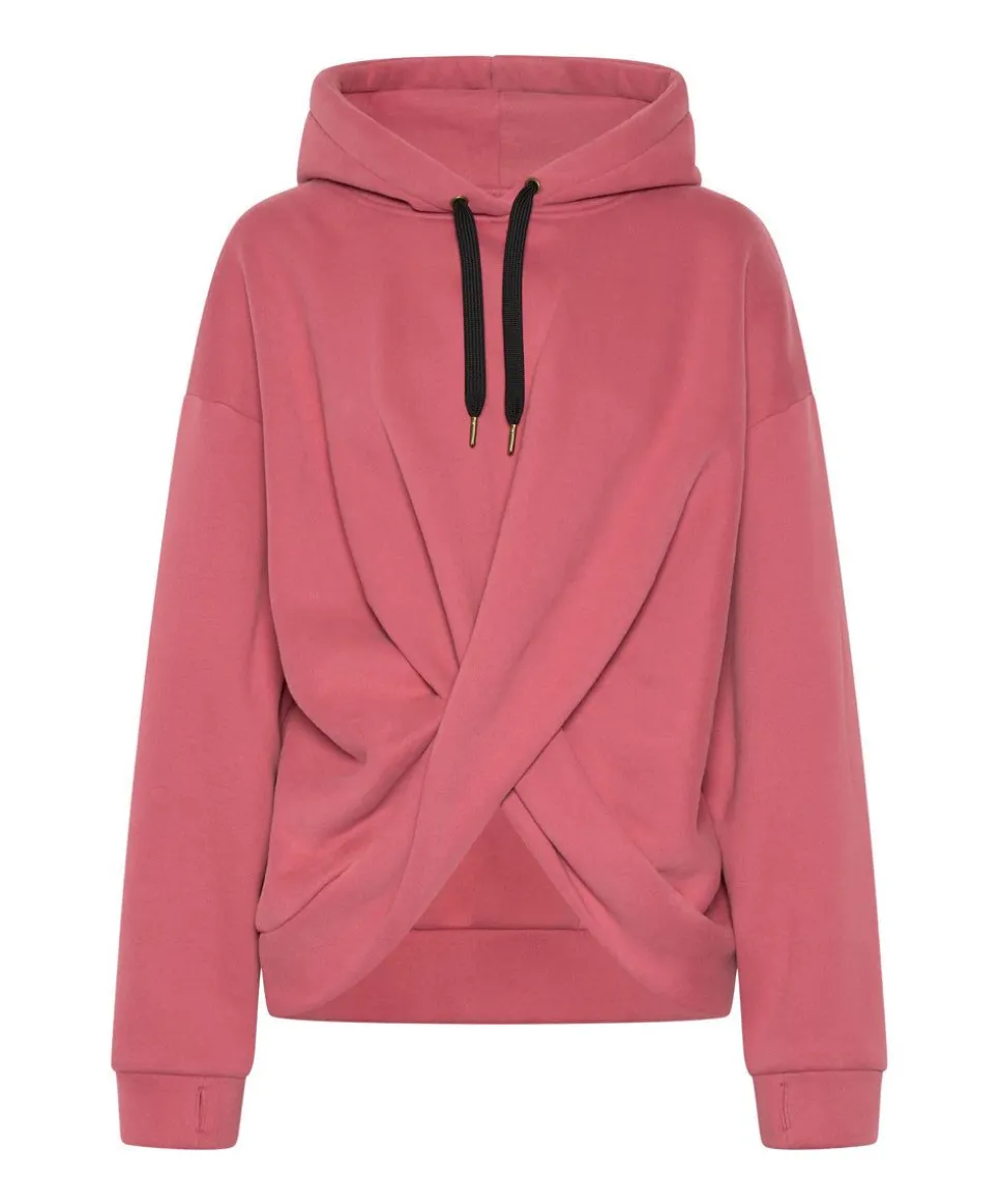 Hoodies And Sweats|ONE TEASPOON Red Velvet Luxe Twisted Hoody