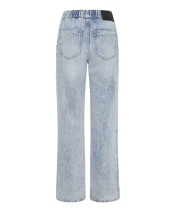 Denim Jeans|ONE TEASPOON Riveted Roadhouse Wide Leg Drawstring Jeans