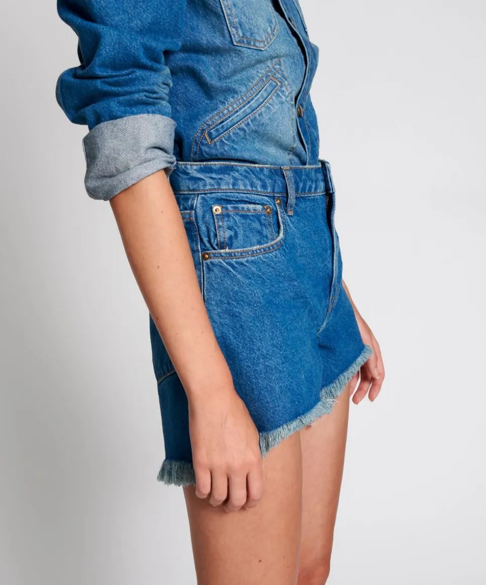 Denim Shorts|ONE TEASPOON Riviera Legend Mom Fit Shorts