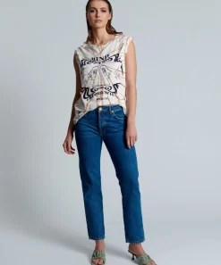 Denim Jeans|ONE TEASPOON Riviera Truckers Mid Rise Straight Leg Jeans