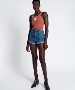 Denim Shorts|ONE TEASPOON Rosewood Bandits High Waist Denim Shorts
