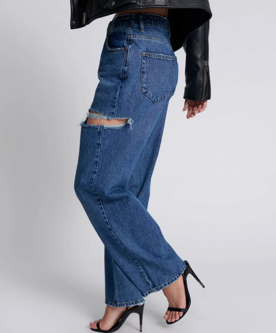 Denim Jeans|ONE TEASPOON Rosewood Jackson Mid Waist Wide Leg Jeans