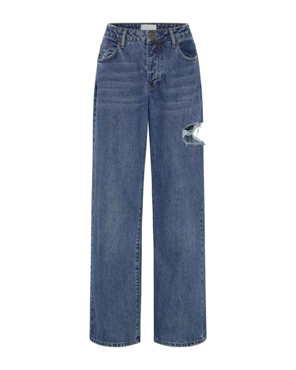 Denim Jeans|ONE TEASPOON Rosewood Jackson Mid Waist Wide Leg Jeans
