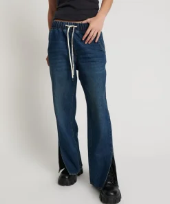 Denim Jeans|ONE TEASPOON Royal Blue Roadhouse Wide Leg Drawstring Jeans