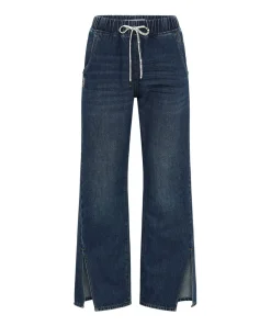 Denim Jeans|ONE TEASPOON Royal Blue Roadhouse Wide Leg Drawstring Jeans