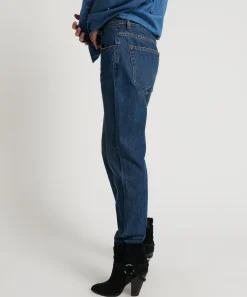 Denim Jeans|ONE TEASPOON Royal Blue Truckers Low Waist Straight Leg Jeans