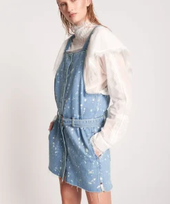 Midi & Maxi Dresses|ONE TEASPOON Royal Salt Denim Pini Dress