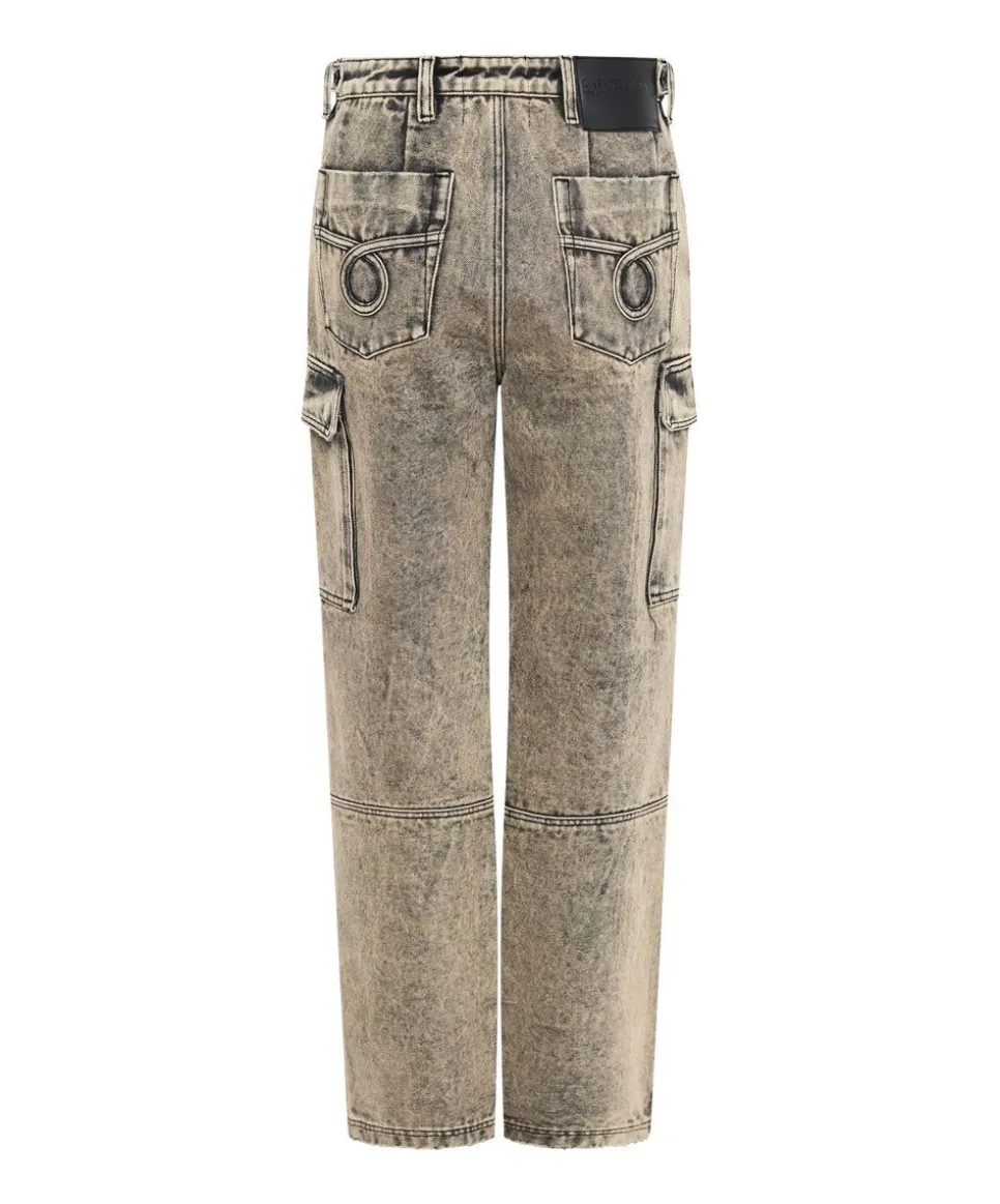 Bottoms|ONE TEASPOON Rust Cargo Motion Pants