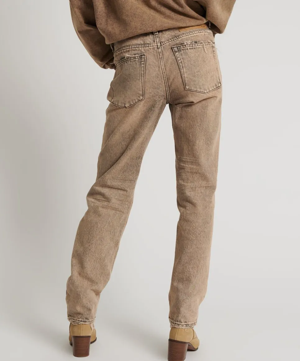Denim Jeans|ONE TEASPOON Rust Truckers Low Waist Straight Leg Jeans