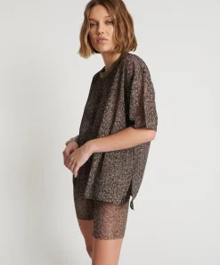 Tops|ONE TEASPOON Safari Camo Chiffon Tee