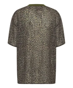 Tops|ONE TEASPOON Safari Camo Chiffon Tee