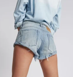 Denim Shorts|ONE TEASPOON Salty Dog Bandits Low Waist Denim Shorts