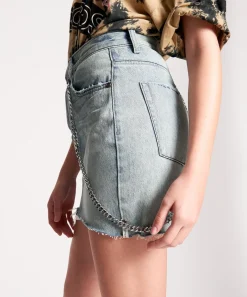 Denim Skirts|ONE TEASPOON Salty Dog Chained 2020 Mini Skirt