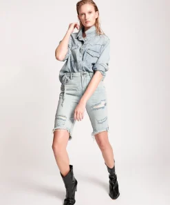 Denim Shorts|ONE TEASPOON Salty Dog Cut Off Truckers