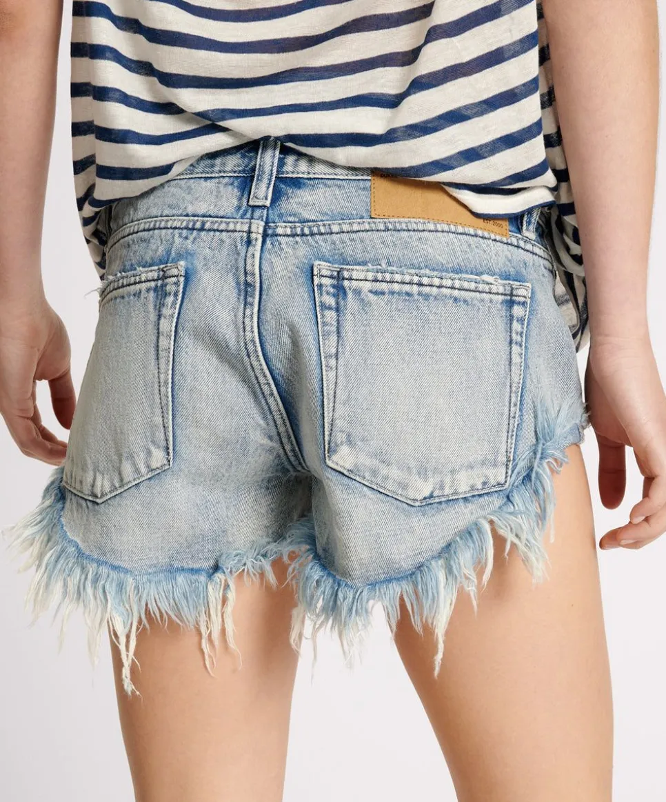Denim Shorts|ONE TEASPOON Salty Dog Dukes Low Waist Denim Shorts