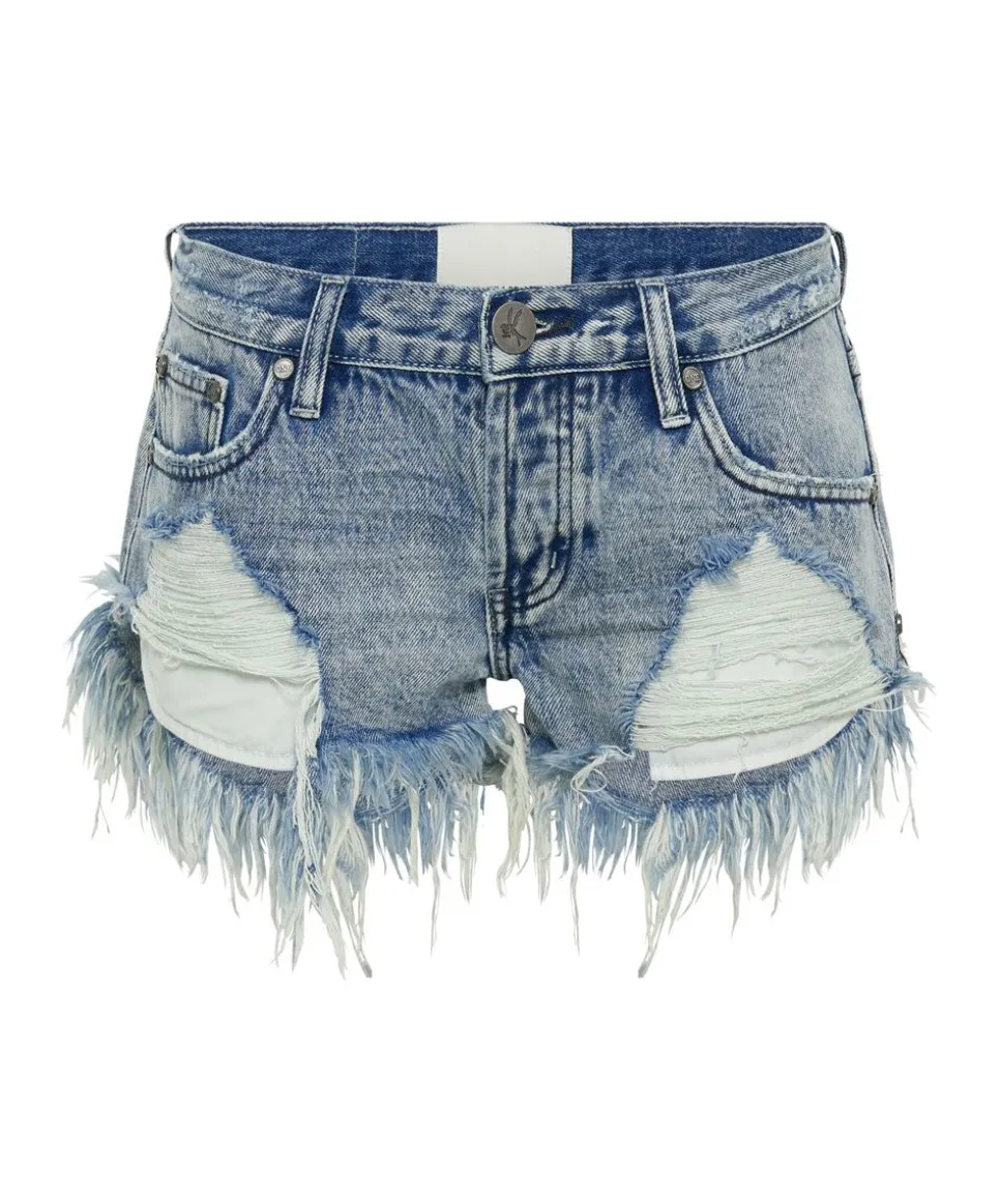 Denim Shorts|ONE TEASPOON Salty Dog Dukes Low Waist Denim Shorts