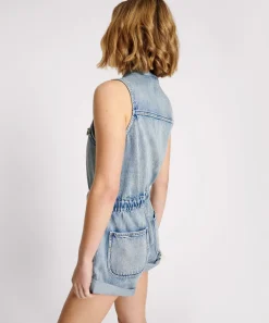 Denim Jumpsuits|ONE TEASPOON Salty Dog Lilly Denim Jumpsuit