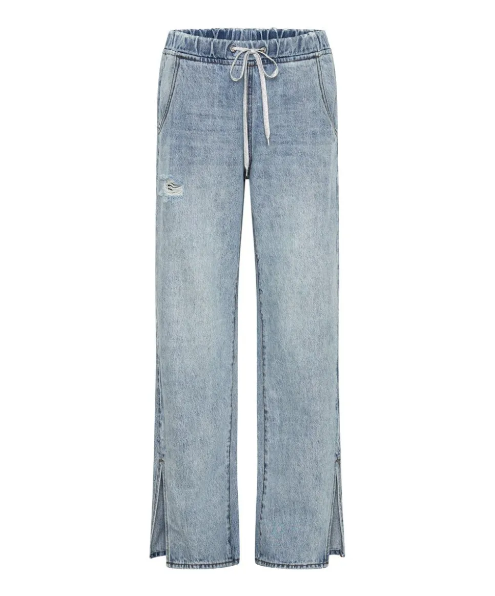 Denim Jeans|ONE TEASPOON Salty Dog Roadhouse Wide Leg Drawstring Jeans