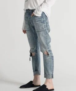 Denim Jeans|ONE TEASPOON Salty Dog Saints Boyfriend Jeans