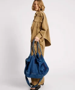 Accessories|ONE TEASPOON Salty Sailor Denim Overnighter Bag