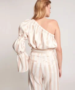 Tops|ONE TEASPOON Santa Fe Stripe One Shoulder Top