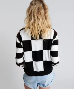 Knitwear|ONE TEASPOON Scoreboard Smiley Knit Sweater