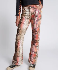 Denim Jeans|ONE TEASPOON Serpent Charlie Slim High Waist Flared Jeans