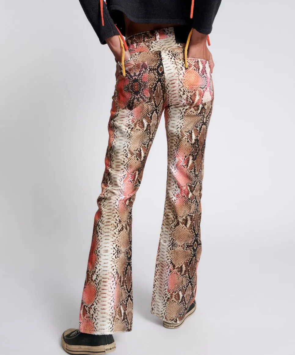 Denim Jeans|ONE TEASPOON Serpent Charlie Slim High Waist Flared Jeans