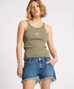 Denim Shorts|ONE TEASPOON Shredded Gold Marlons Low Waist Boyfriend Shorts