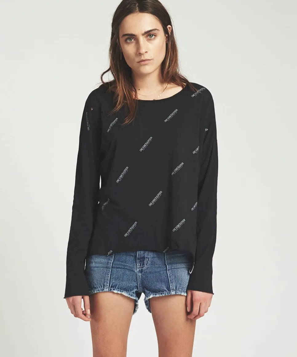 Graphic Tees|ONE TEASPOON Signature Valentine Longsleeve Tee