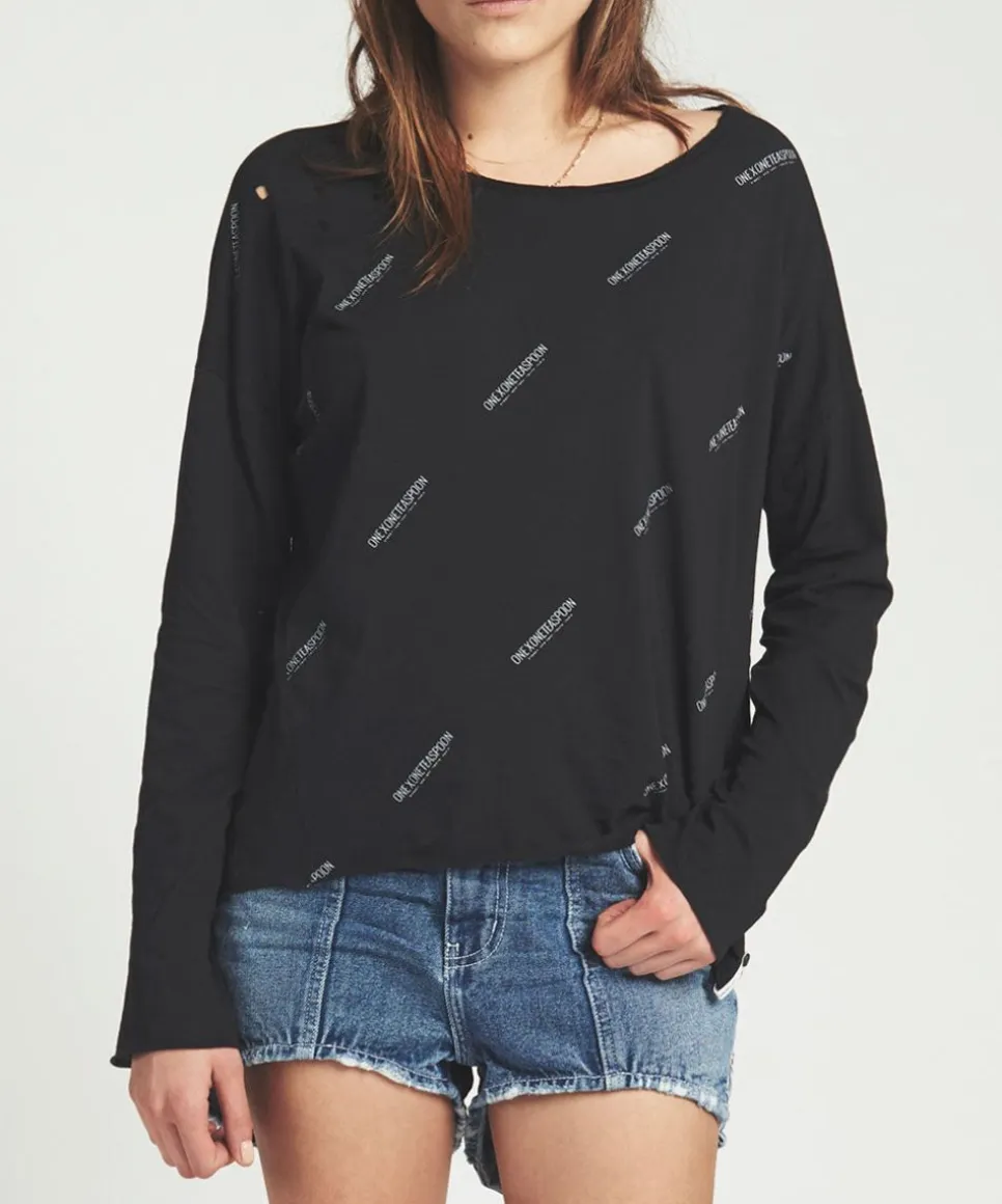 Graphic Tees|ONE TEASPOON Signature Valentine Longsleeve Tee