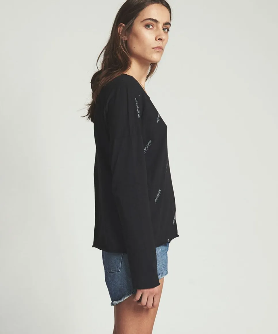 Graphic Tees|ONE TEASPOON Signature Valentine Longsleeve Tee