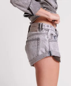 Denim Shorts|ONE TEASPOON Slate Acid Bandits Low Waist Denim Shorts