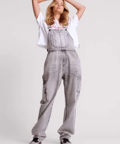 Denim Jumpsuits|ONE TEASPOON Slate Acid Stanton St Denim Overalls