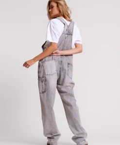 Denim Jumpsuits|ONE TEASPOON Slate Acid Stanton St Denim Overalls