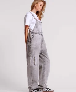 Denim Jumpsuits|ONE TEASPOON Slate Acid Stanton St Denim Overalls