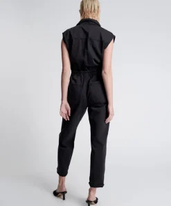 Denim Jumpsuits|ONE TEASPOON Sleeveless Olivia Aviator Jumpsuit